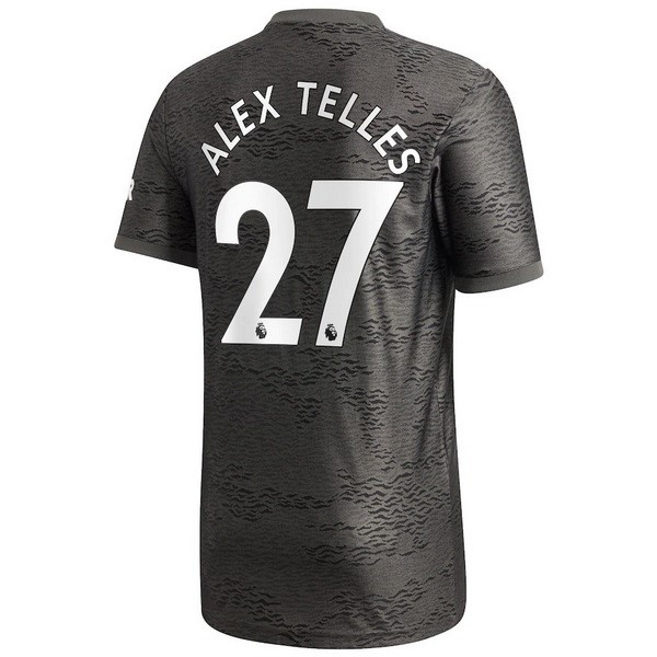 Camiseta Manchester United NO.27 Alex Telles 2ª Kit 2020 2021 Negro